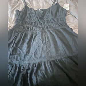 ELIANA BLACK SHORT DRESS size XL NWT